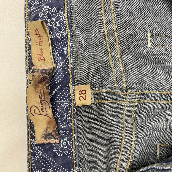 Paige Blue Heights Low Rise Skinny Jeans - Picture 4 of 8